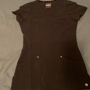 HeartSoul pewter scrub top